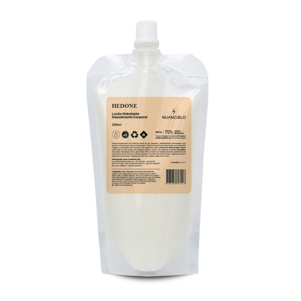 REFIL LOÇÃO HIDRATANTE DESODORANTE CORPORAL HEDONE 200ml 1