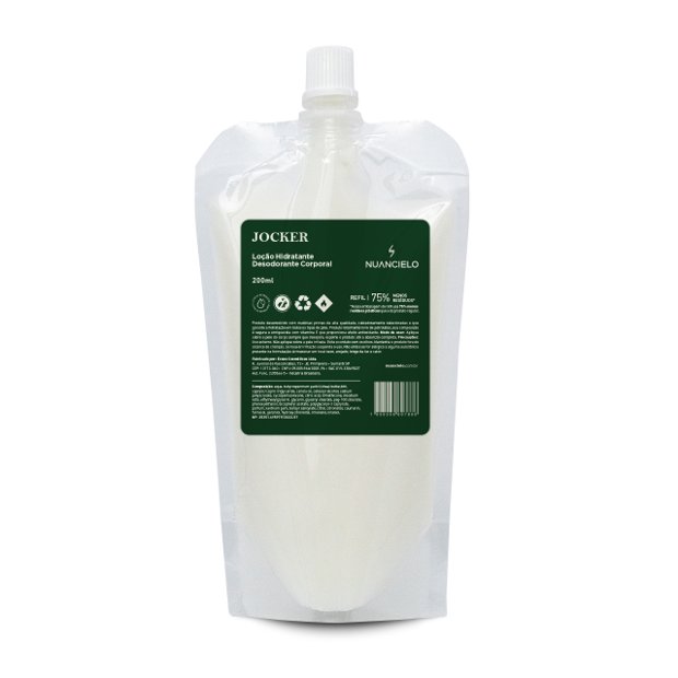 REFIL LOÇÃO HIDRATANTE DESODORANTE CORPORAL JOCKER 200ml 1