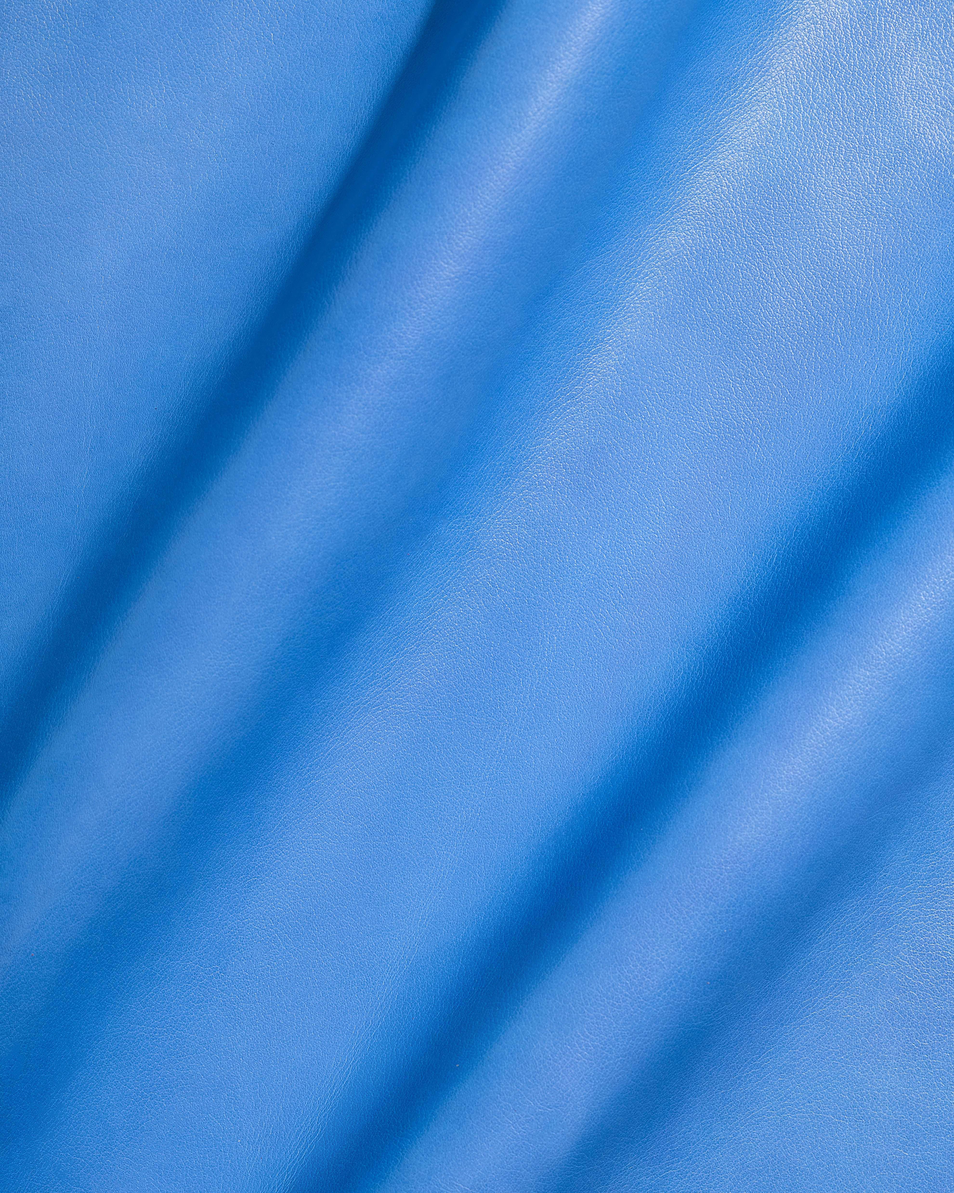 Couro Wax Relax Azul 1,2/1,4 mm - Pele Inteira | Galeria Mats