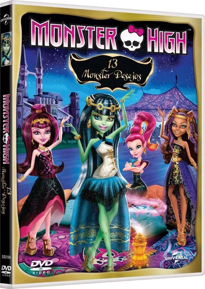 DVD - Monster High: 13 Monster Desejos | Nordeste Distribuidora