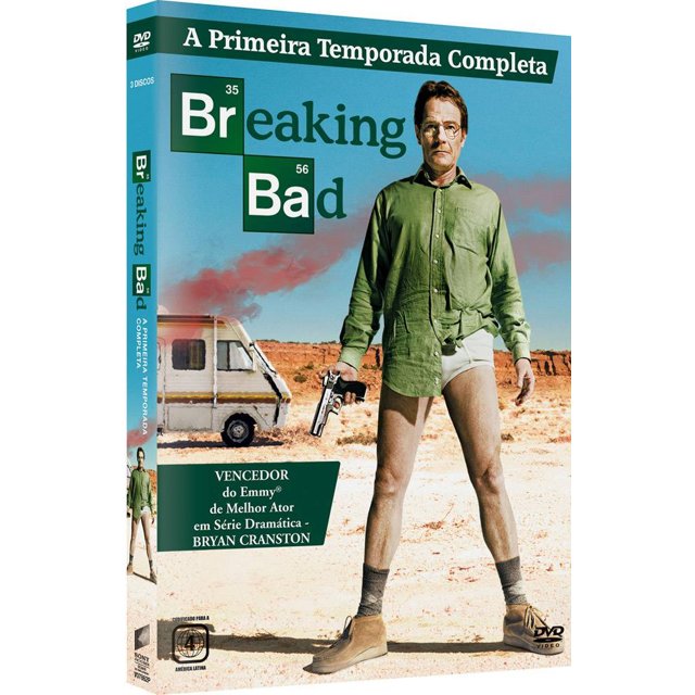 Dvd Breaking Bad A Primeira Temporada Completa Nordeste Distribuidora 9151