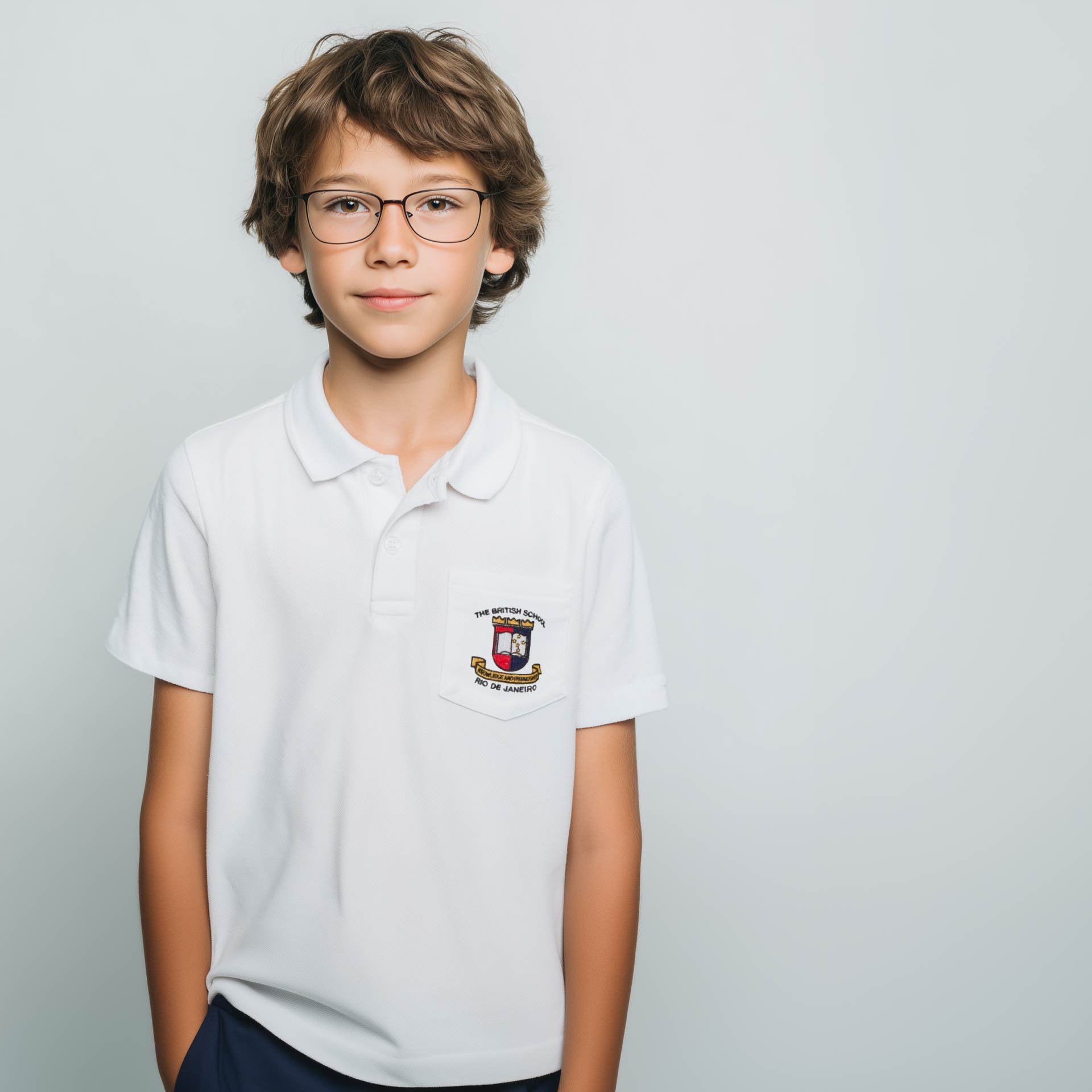 Camisa Polo Branca TBS | Original Store
