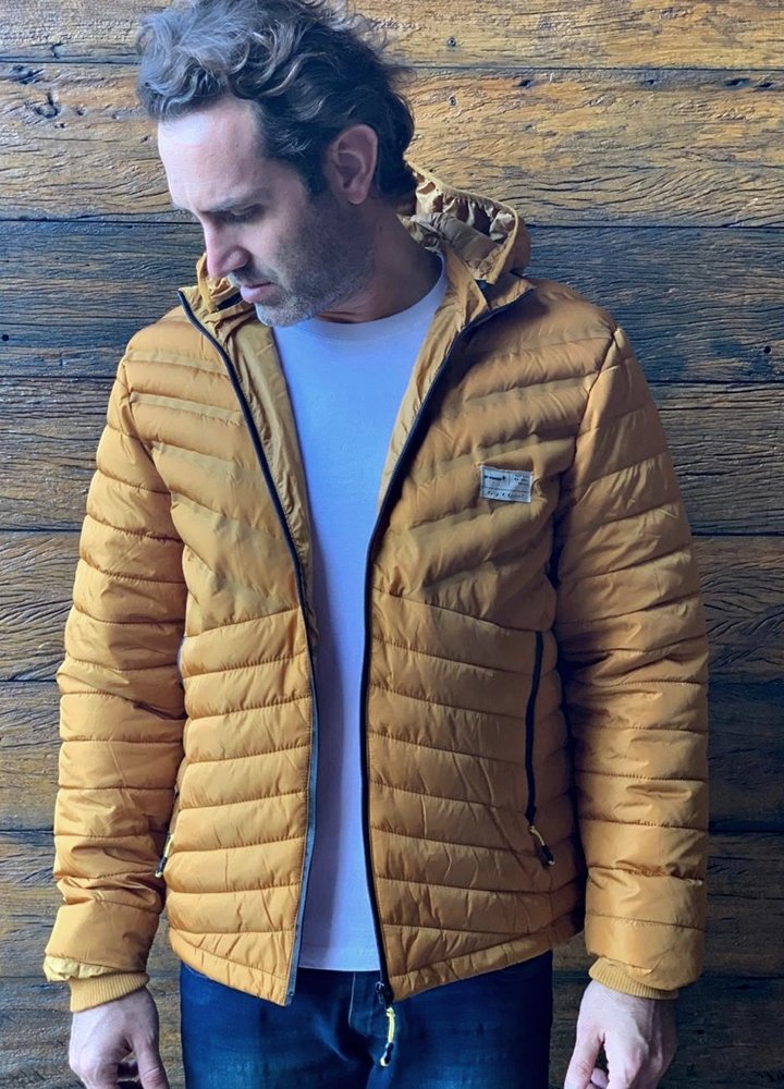 jaqueta masculina mostarda