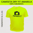 Camiseta Dry Fit Amarela - Adulto