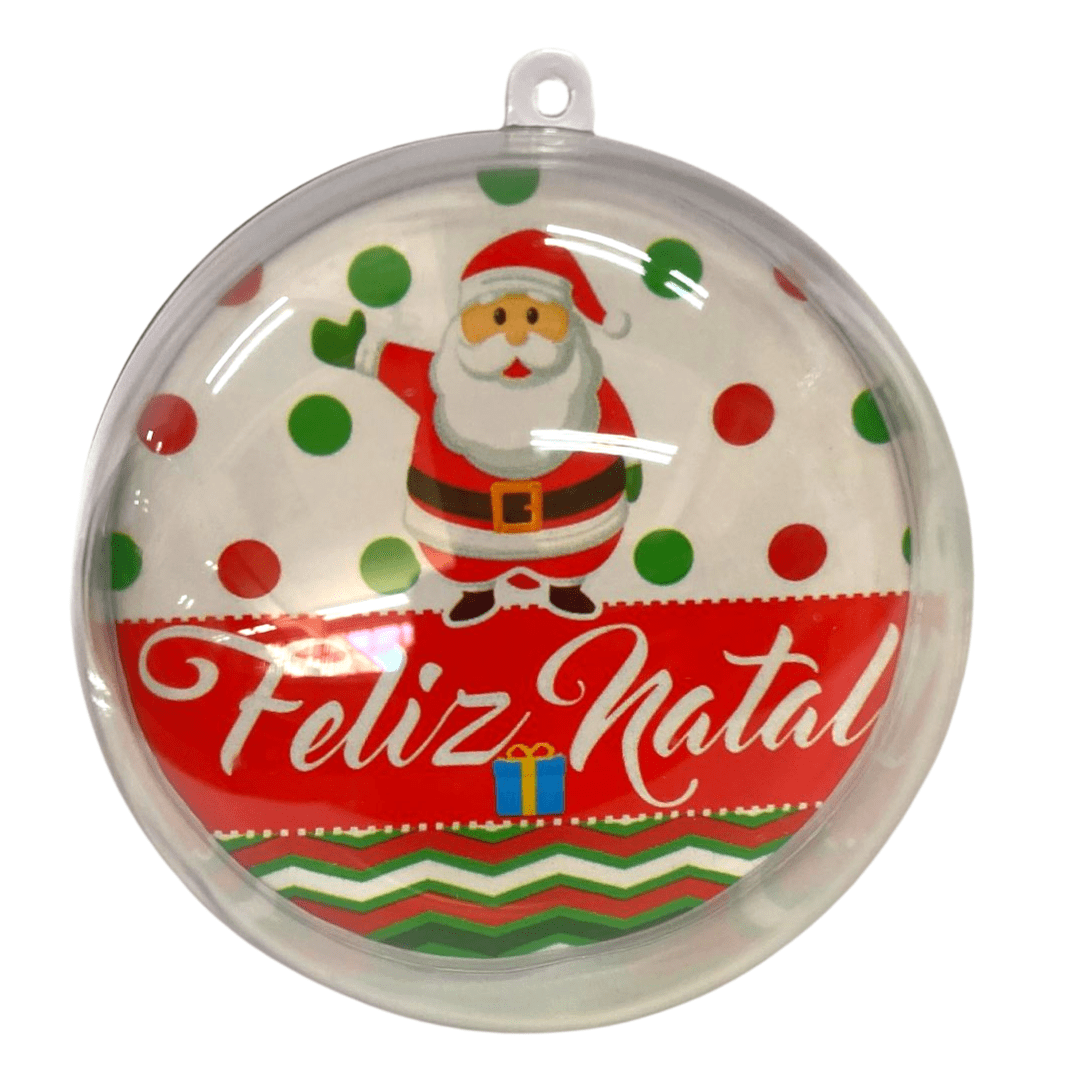 Bola de Natal personalizada de acrílico com o teu desenho - Stikets