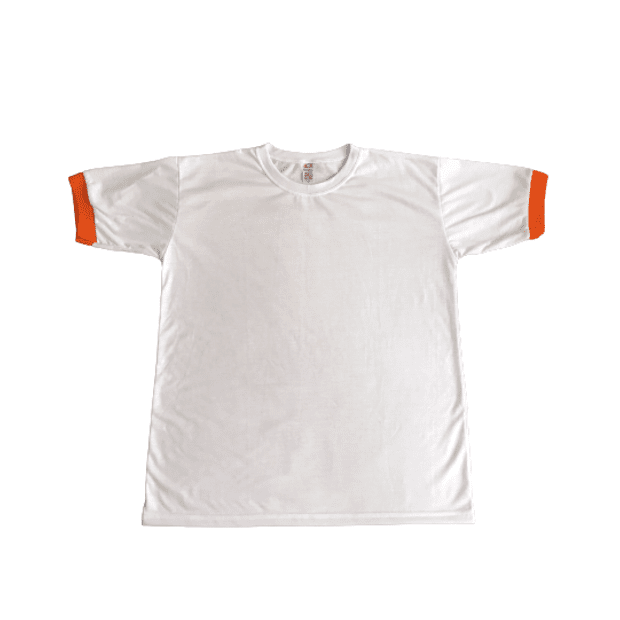 camiseta-branca-manga-punho-laranja
