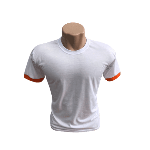 camiseta-branca-poliester-manga-punho-laranja
