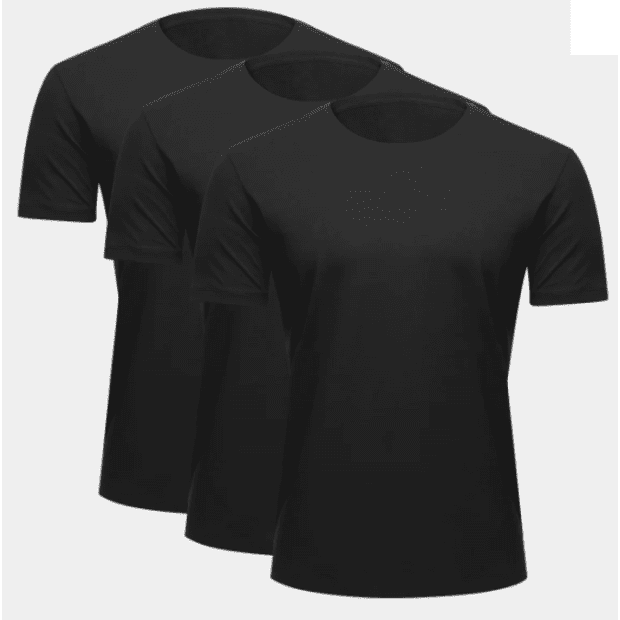 Camiseta Dry Fit para Sublimação preta