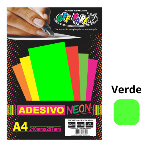 etiqueta-adesiva-neon-a4-verde