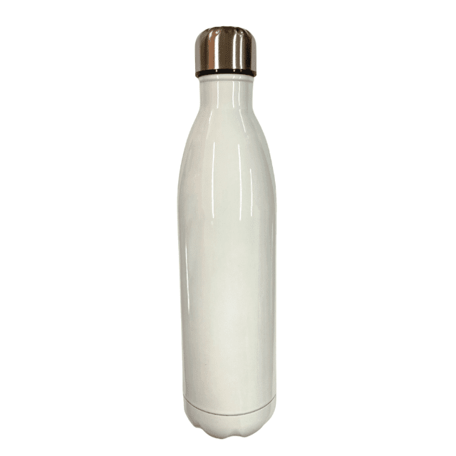 Garrafa Térmica para Sublimação em Aço Inox Vermelha com Parede Dupla -  500ml