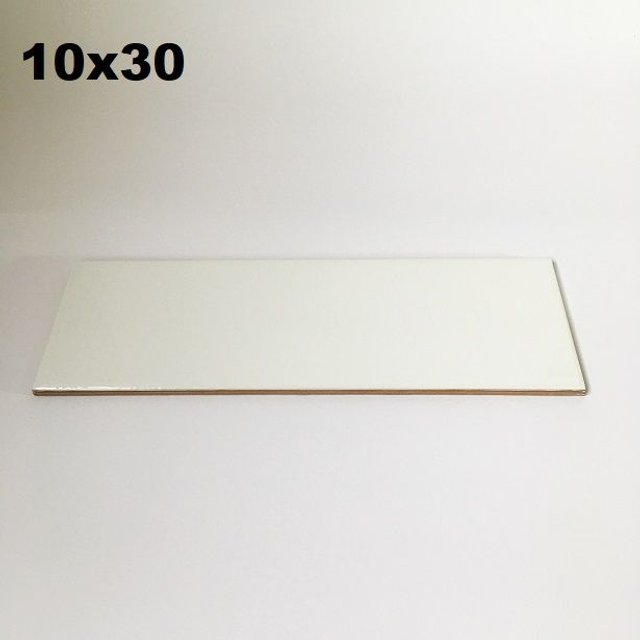 Azulejo sublimável de Cerâmica branco 10x30