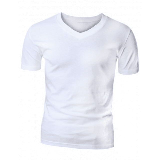 Camiseta Gola V para Sublimação Branca | Pampa Tech
