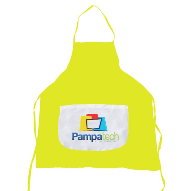 Avental Com Bolso Gourmet Poá Amarelo - Uatt - Papelaria Virtual - A Sua  Papelaria Online - Produtos Fofos e divertidos.