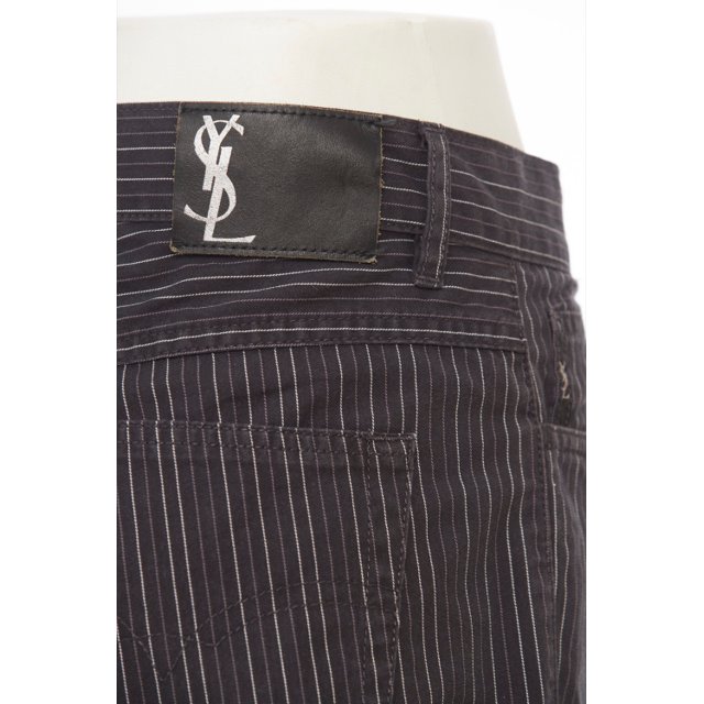 Calça Tipo Sarja Listrada YVES SAINT LAURENT 54 Solo Vintage
