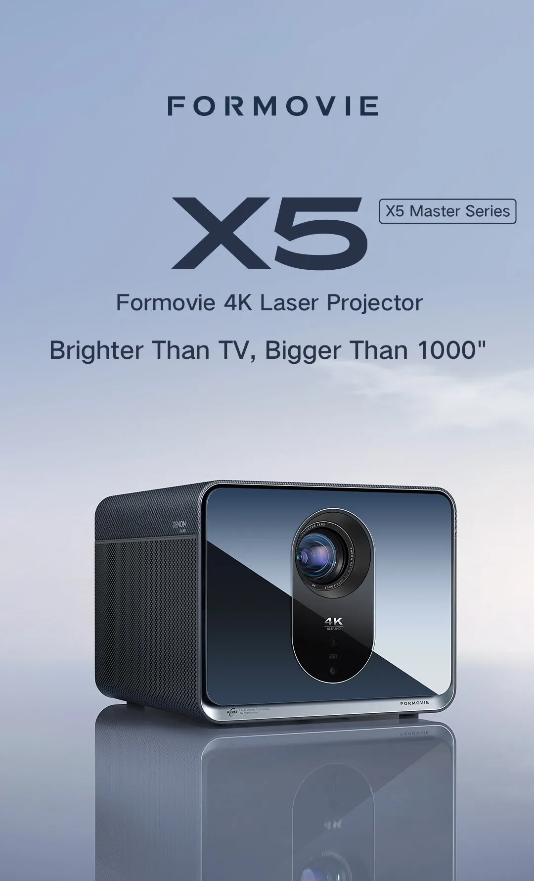 Formovie X5 Projetor Laser 4K 4500ANSI | Fury Brasil