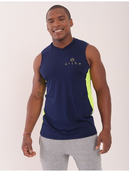 Regata Under Armour Sportst Logo Tank Azul - Compre Agora