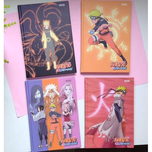 Caderno Brochura 1/4 Naruto 2024 | Amore Papelaria