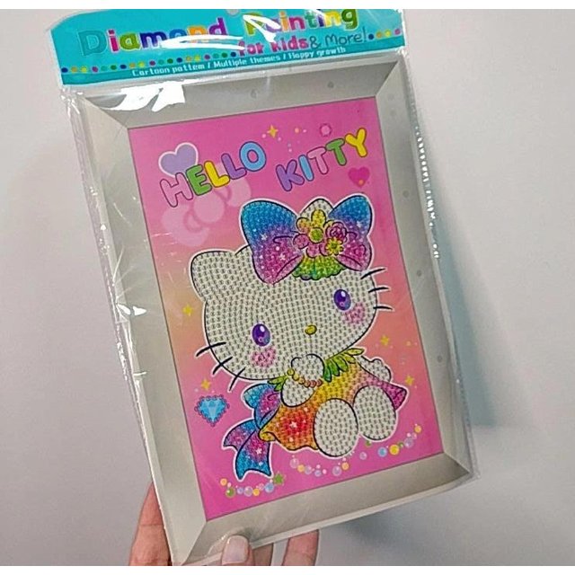 Pintura De Hello Kitty Hello Abstract Kitty 12 X 18 Watercolor & Ink