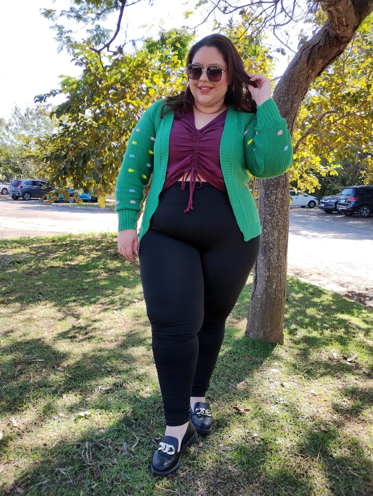 Calça Legging Flanelada Plus Size | RHIVA Moda Plus Size