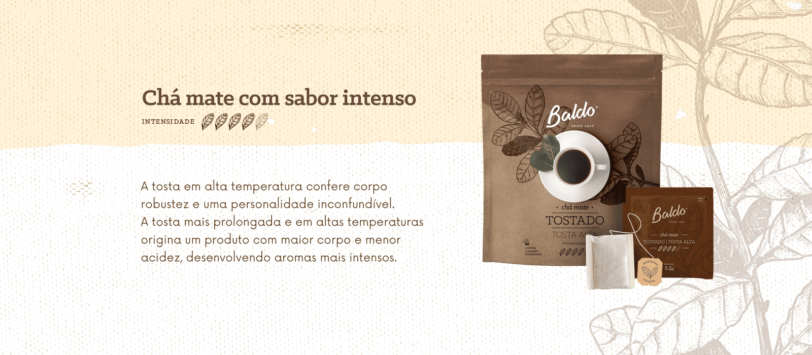 Baldo leva o sabor intenso da erva-mate a Porto Alegre com nova