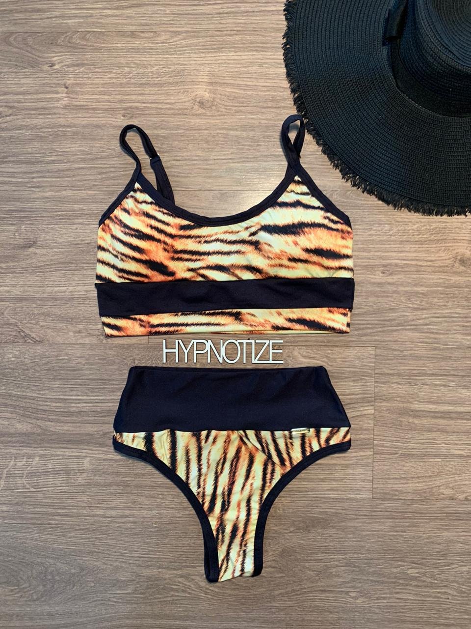 Biquini Monique Tigresa Amarelo-Preto | Hypnotize Fashion Beach