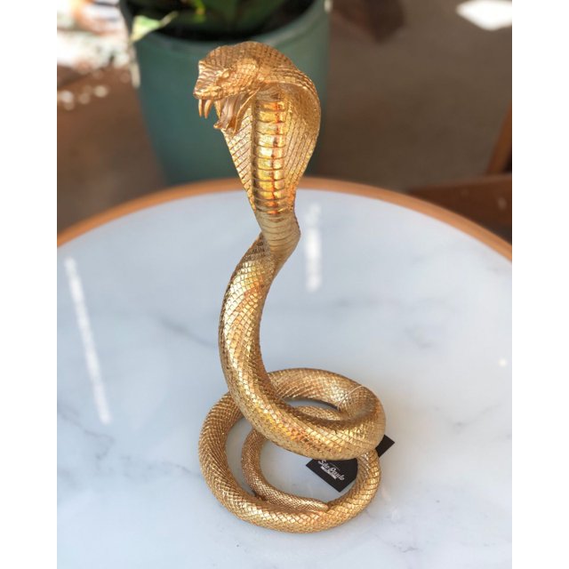 Escultura Serpente em Resina