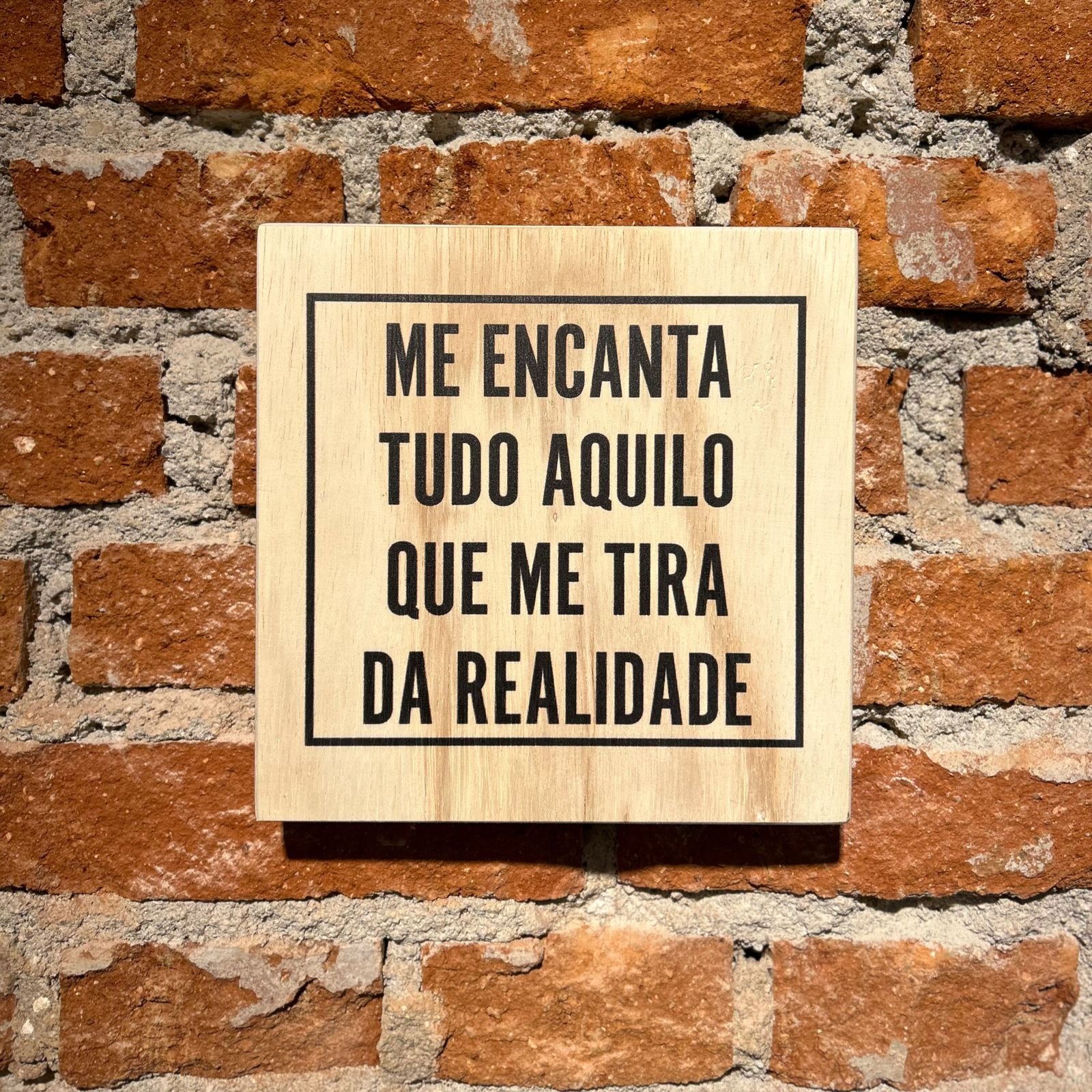 Quadro Decorativo Finca Chimia Nesse Pón! Tamanho P