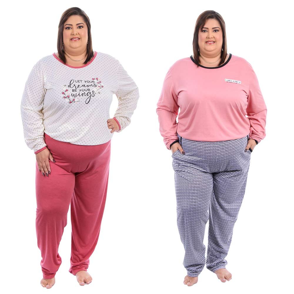Pijama Feminino De Inverno: comprar mais barato no Submarino
