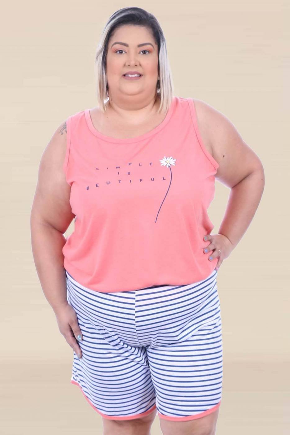 Pijama Extra Plus Size Beautiful (G5 ao G8) | Pijamas \u0026 Etc