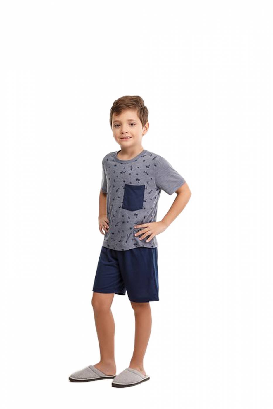 Pijama Infantil Masculino Marinho | Pijamas \u0026 Etc