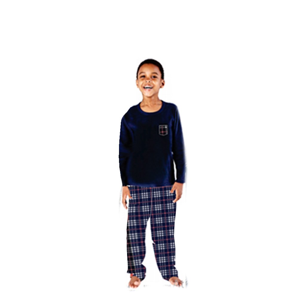 Pijama Infantil Masculino Longo Xadrez Familia | Pijamas \u0026 Etc