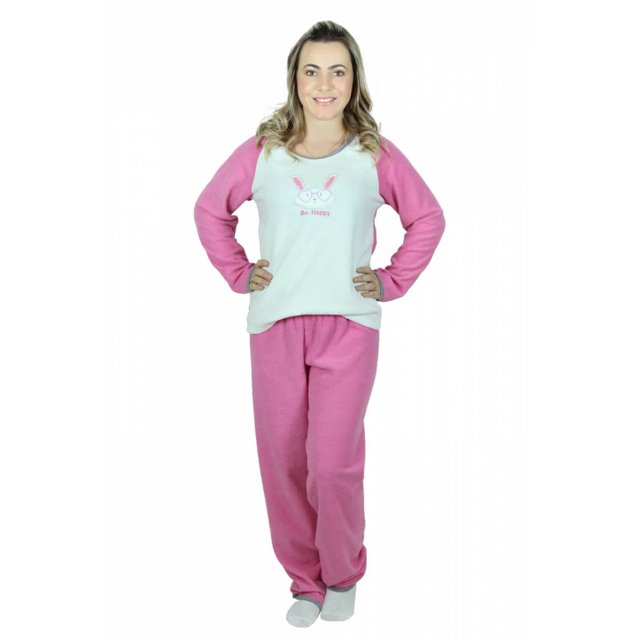 Pijama Plush de Botões 12181 Cor com Amor - Le Lingerie