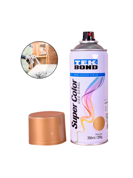 Tinta Spray SuperColor Tekbond - Verde Escuro - 350ml - 250g