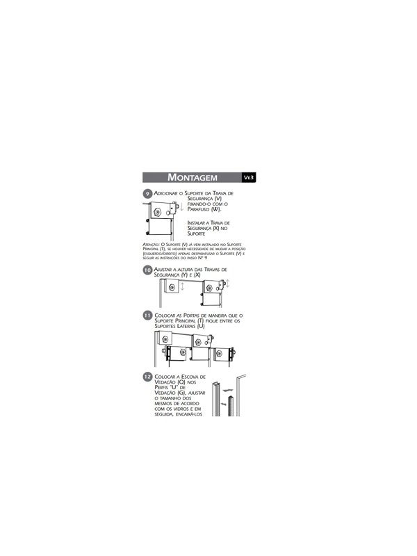 Kit Mão Amiga Versatik Tec Vidro Desicon Ferragens 5504