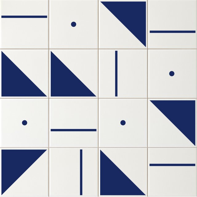 Azulejo Painel Astro - Azul Escuro