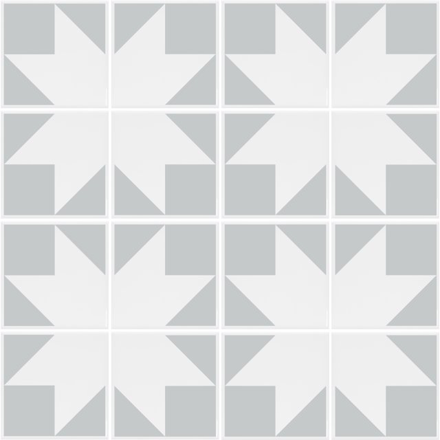 Azulejo Point - Cinza