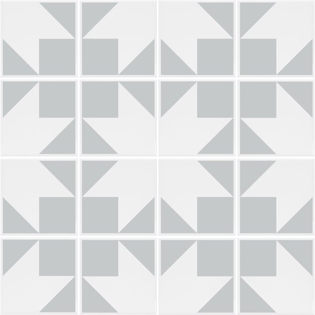 Azulejo Point - Cinza