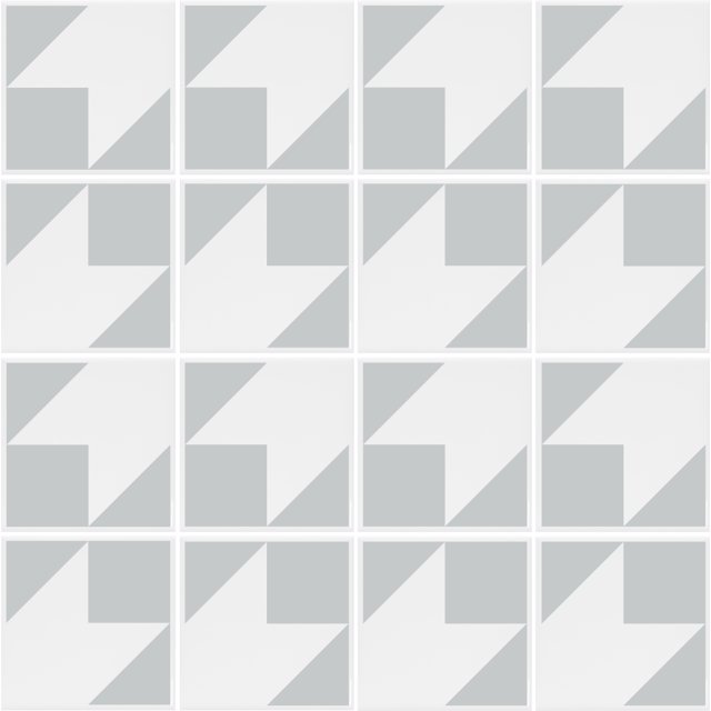 Azulejo Point - Cinza