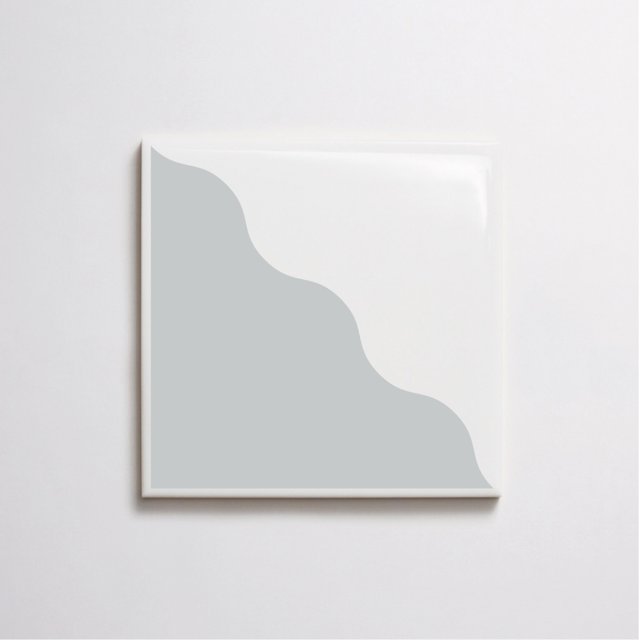 Azulejo Waves - Cinza Claro