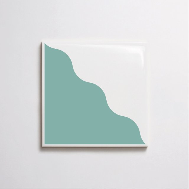 Azulejo Waves - Verde Menta