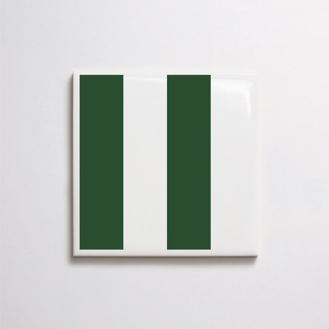 Azulejo Bold Lines - Verde Escuro