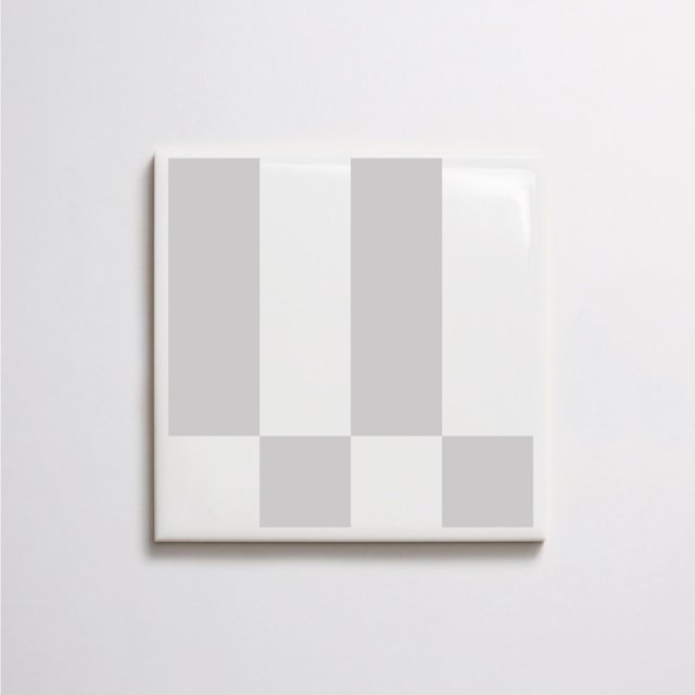 Azulejo Check Lines - Cinza