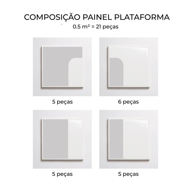 Painel Plataforma - Cinza