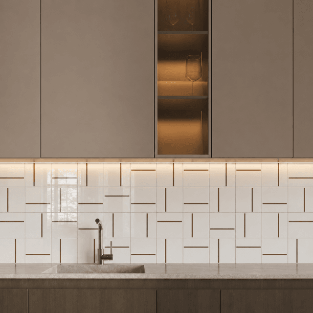Azulejo Traço Decor Lines - Marrom