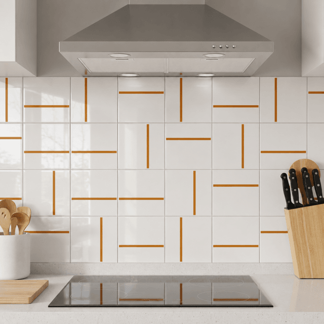 Azulejo Traço Decor Lines - Ocre