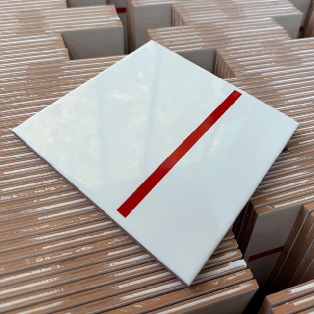 Azulejo Traço Decor Lines - Vermelho