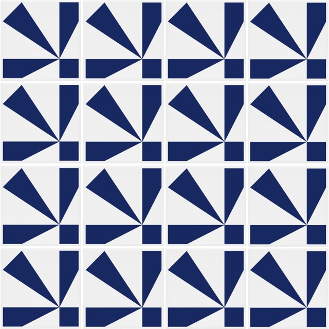 Azulejo Valen - Azul Escuro