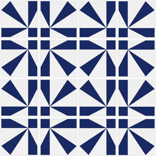 Azulejo Valen - Azul Escuro