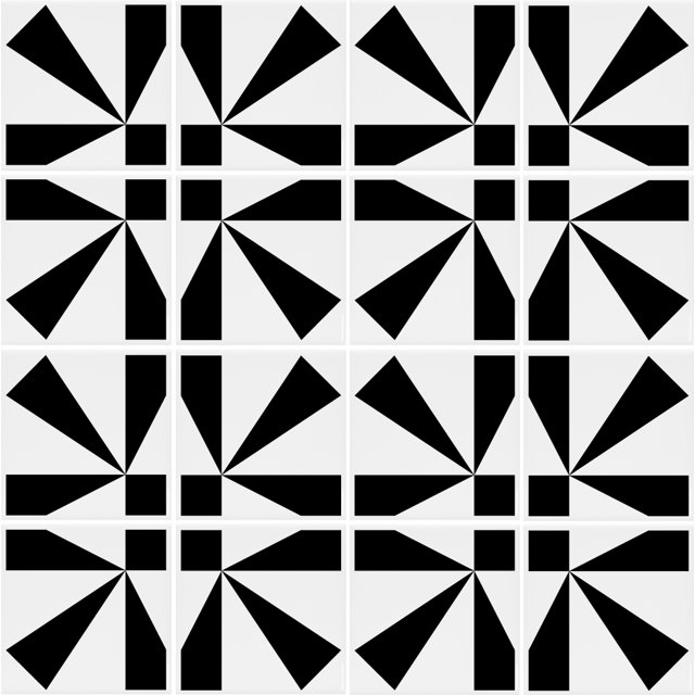 Azulejo Valen - Preto