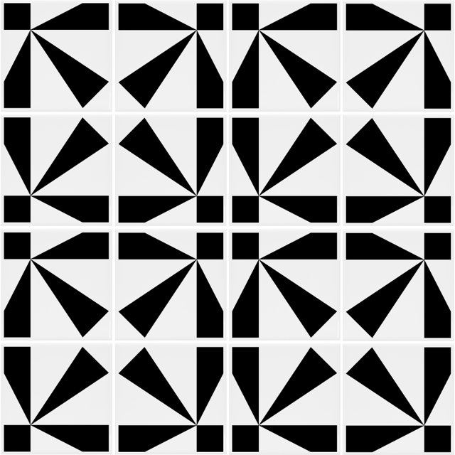 Azulejo Valen - Preto